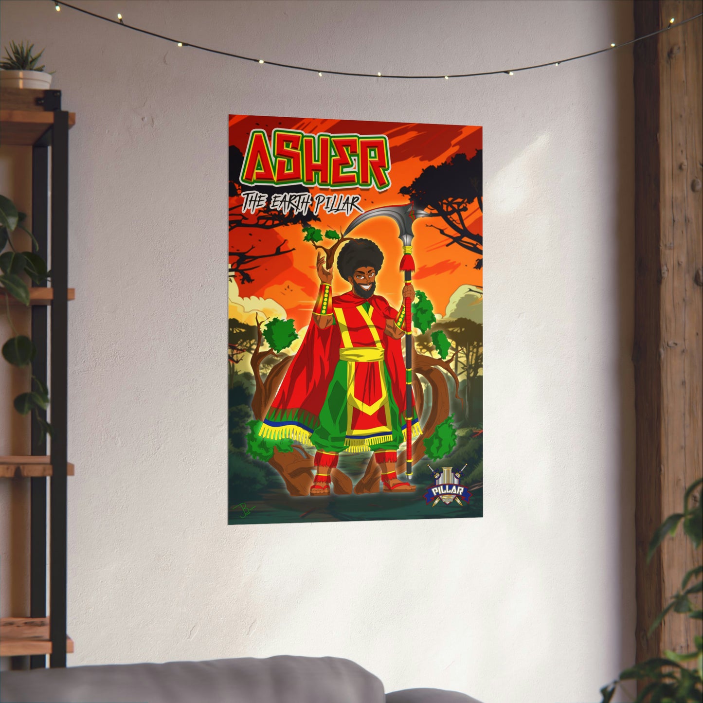 Asher The Earth Pillar POG Poster