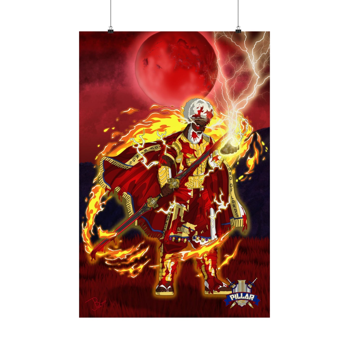 The King "Winepress" POG Poster