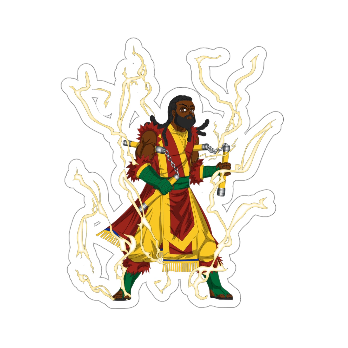 Benjamin The Electric Pillar POF Sticker