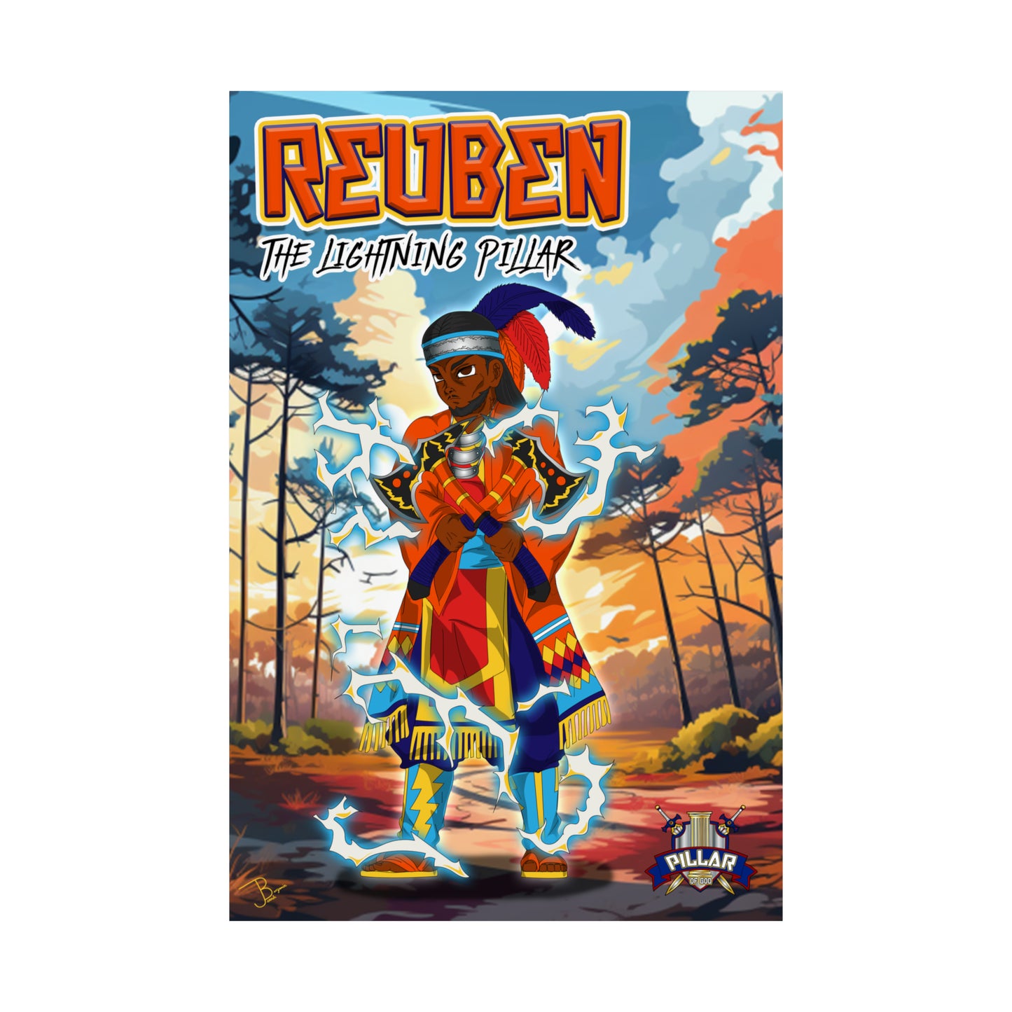 Reuben The Lightning Pillar POG Poster