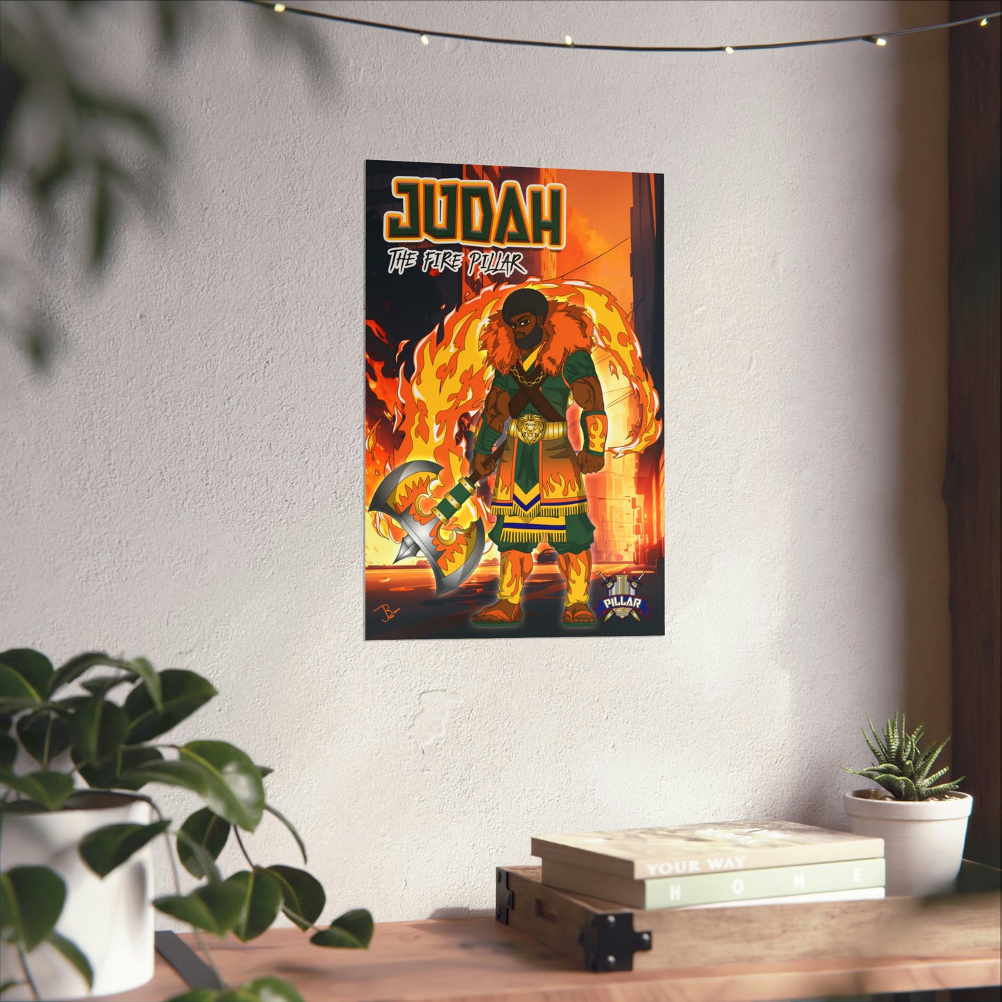 Judah The Fire Pillar POG Poster