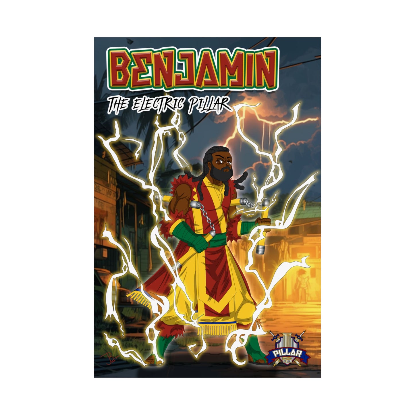 Benjamin The Electric Pillar POG (Pillar Of God) Poster