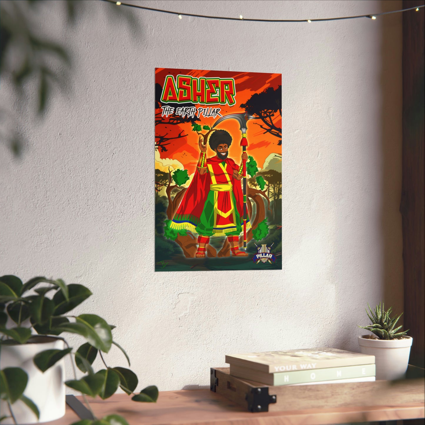 Asher The Earth Pillar POG Poster