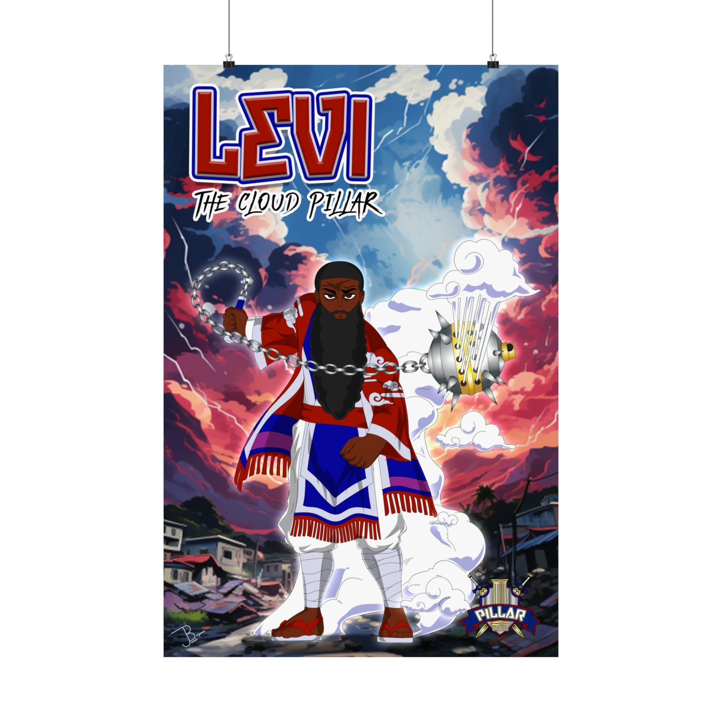 Levi The Cloud Pillar POG Poster