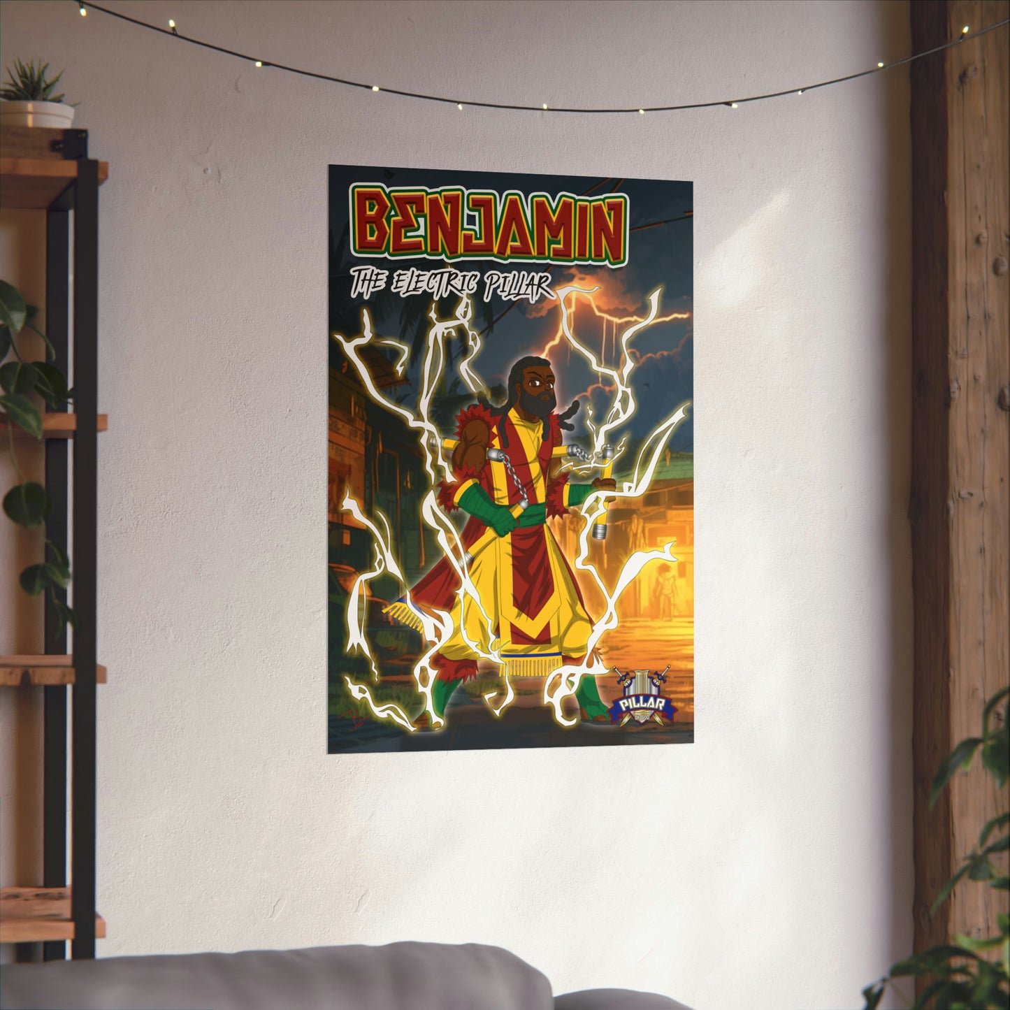 Benjamin The Electric Pillar POG Poster