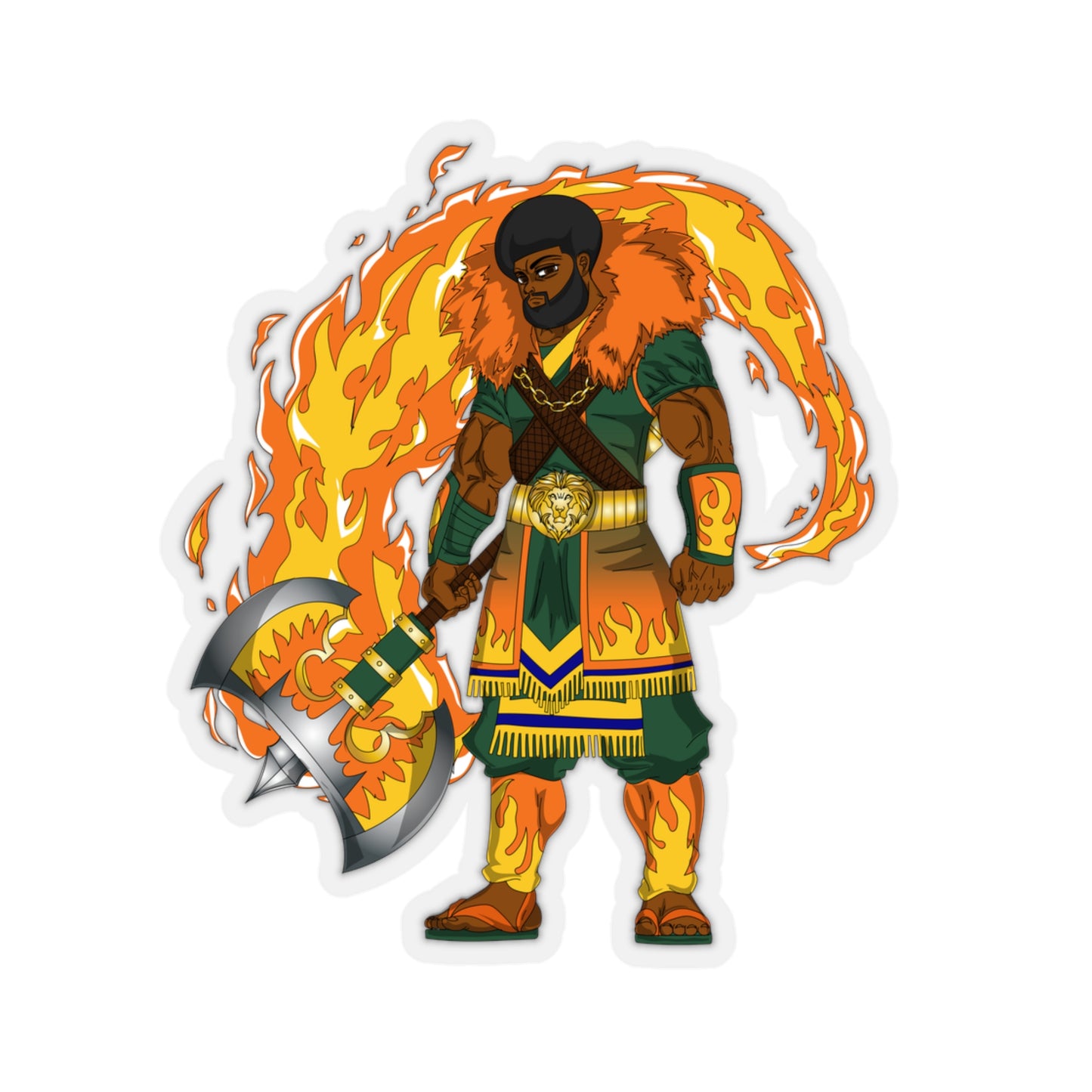 Judah Fire Pillar POF Sticker