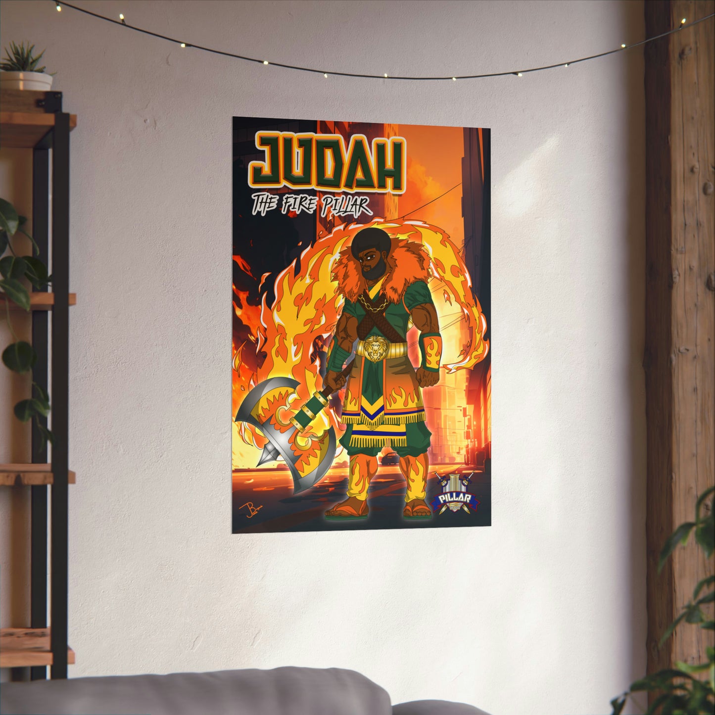 Judah The Fire Pillar POG Poster