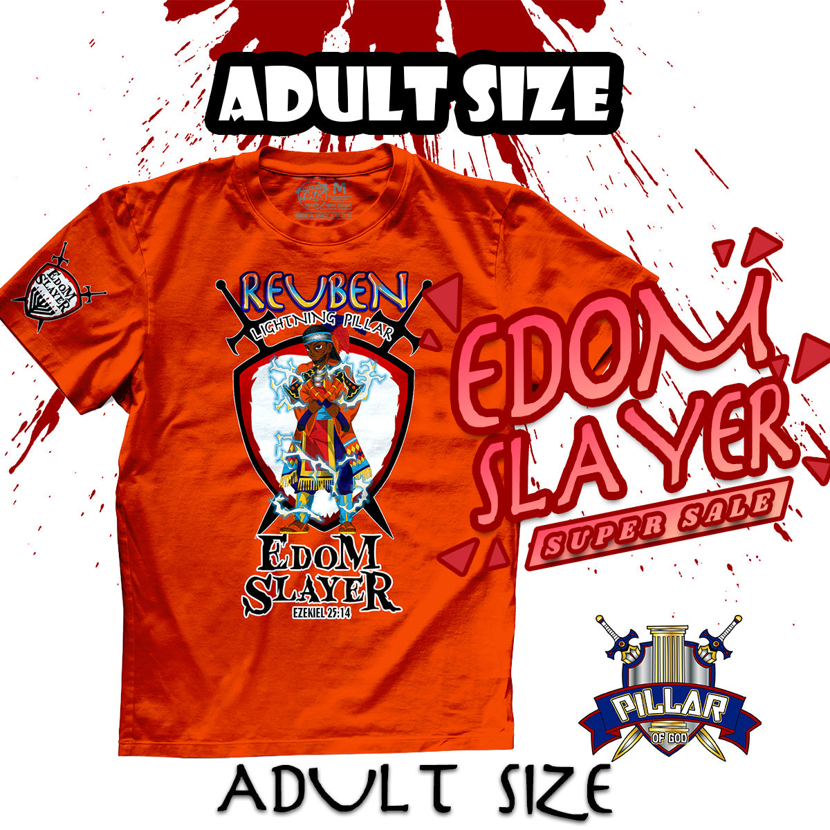 Reuben The Lightning Pillar Edom Slayer T-Shirt