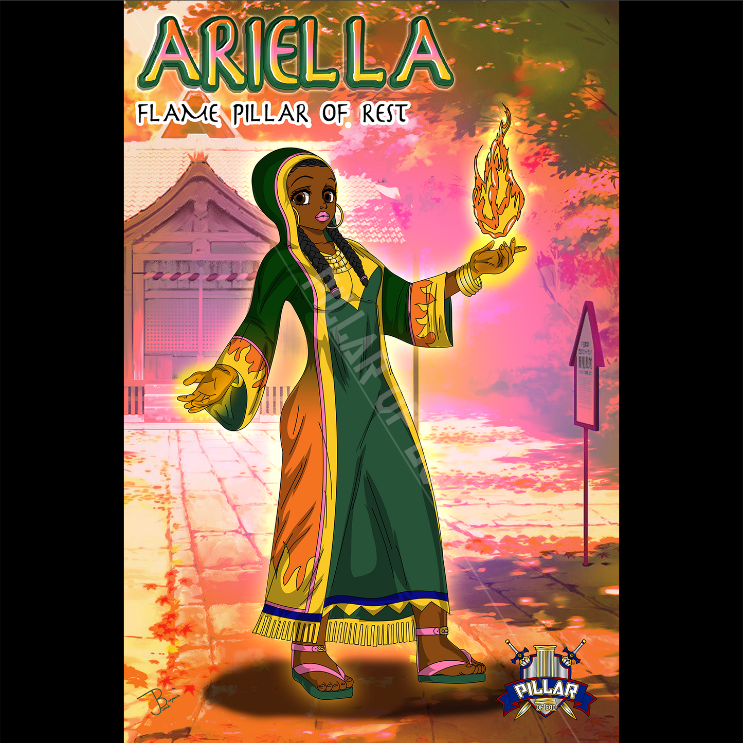 Ariella The Flame Pillar of rest POG Poster