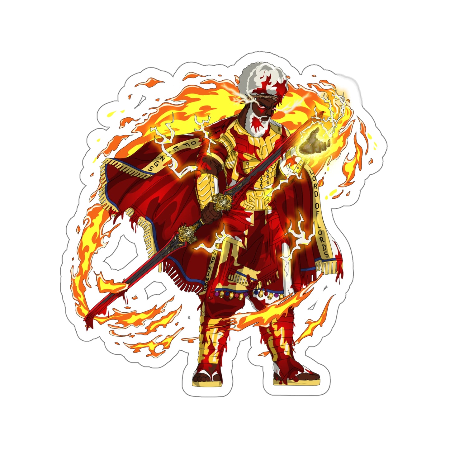 The King POF Sticker