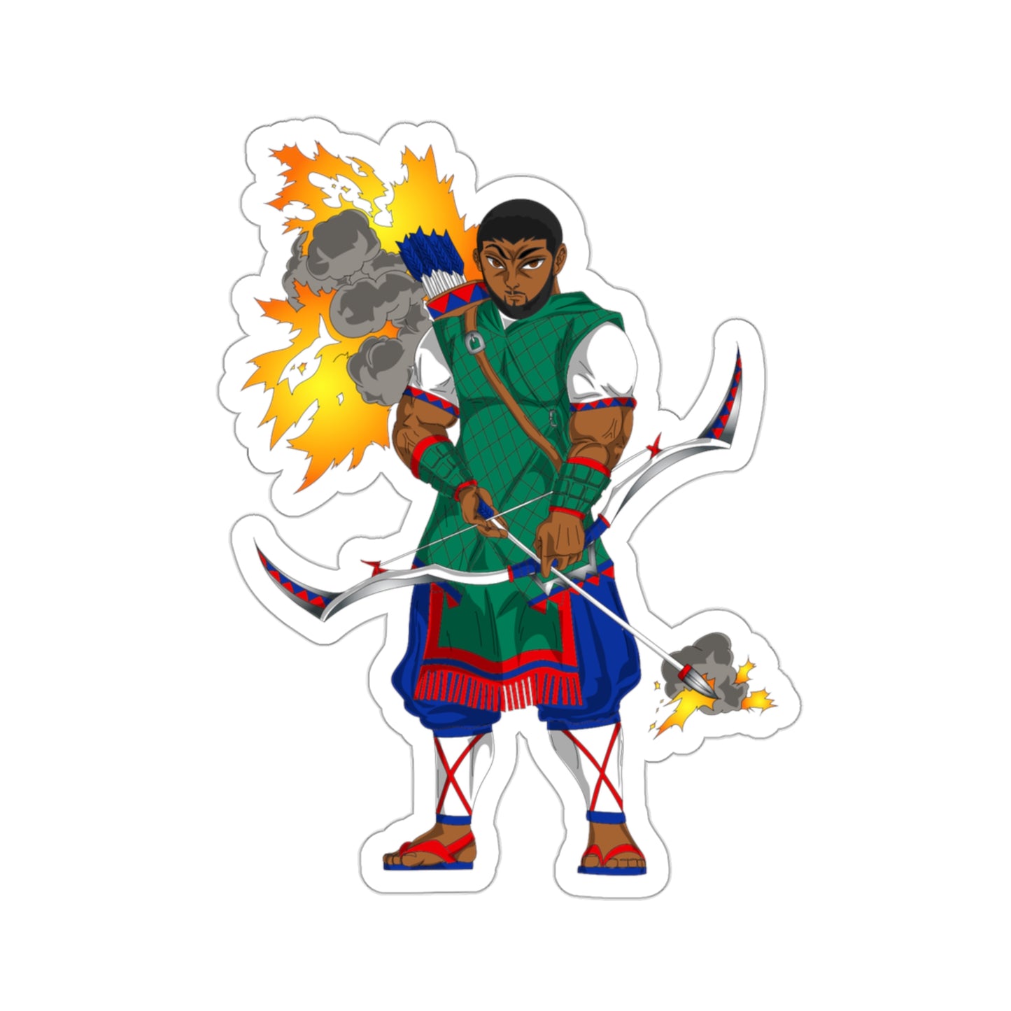 Manasseh Explosion Pillar POF Sticker