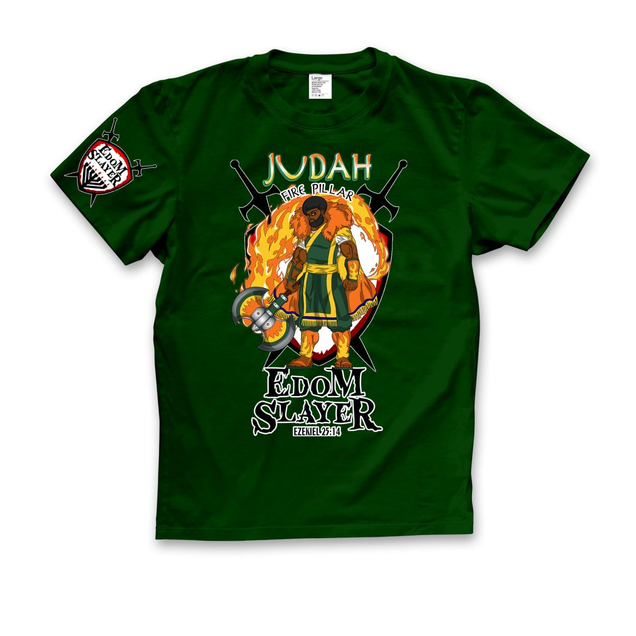 Youth Judah The Fire Pillar Edom Slayer T-Shirt