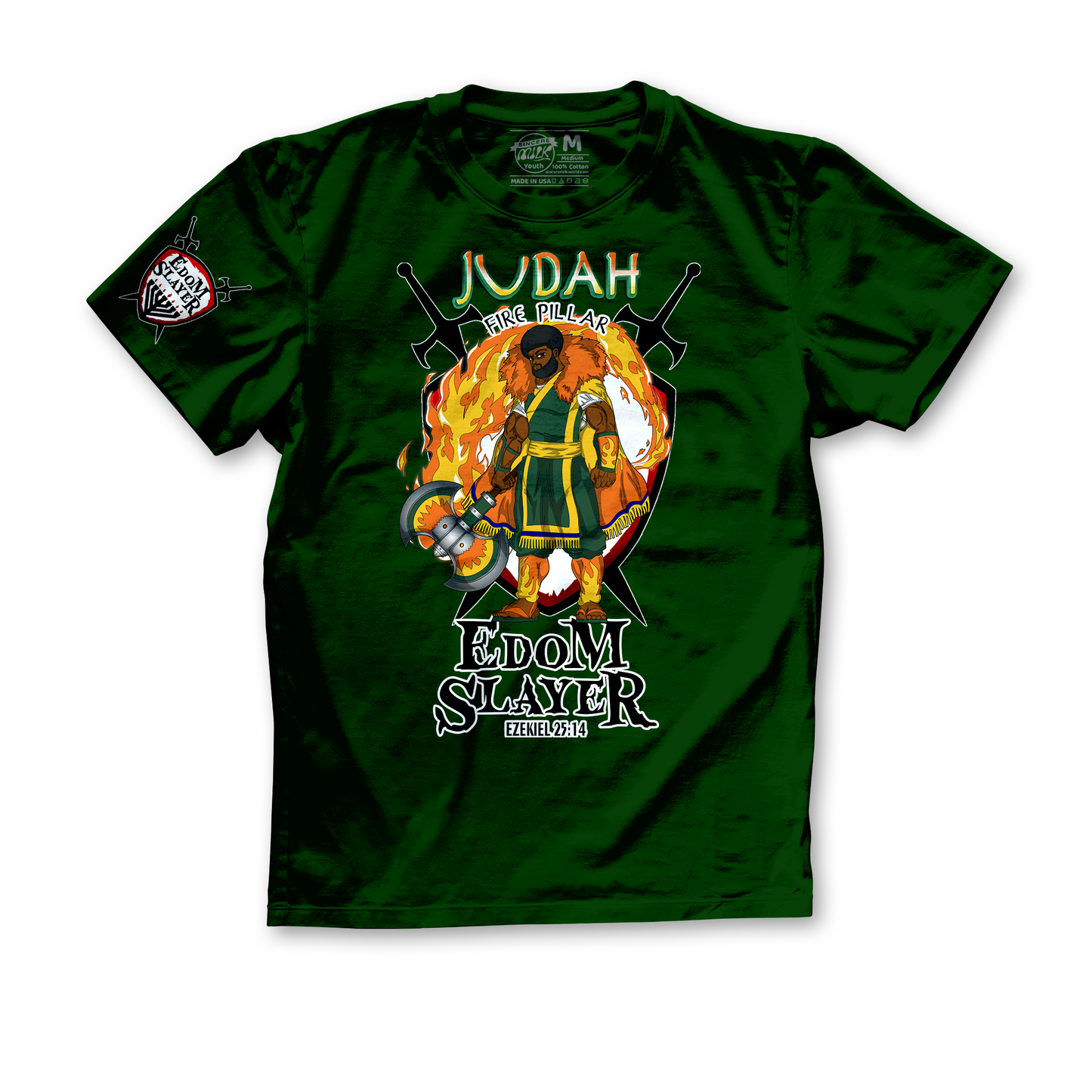 Judah The Fire Pillar Edom Slayer T-Shirt